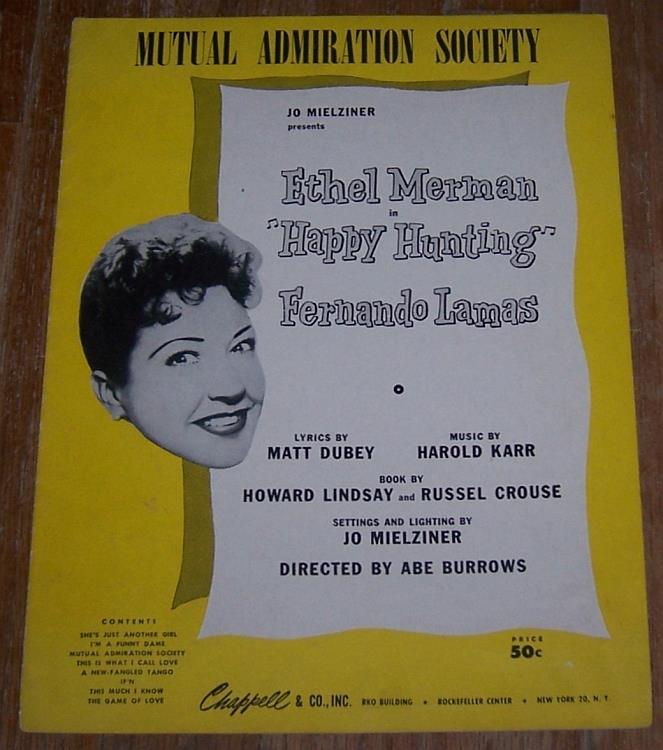 Sheet Music - Mutual Admiration Society