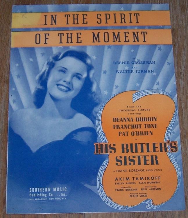 Sheet Music - In the Spirit of the Moment
