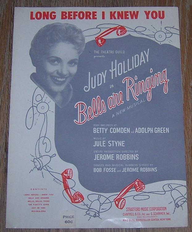 Sheet Music - Long Before I Knew You