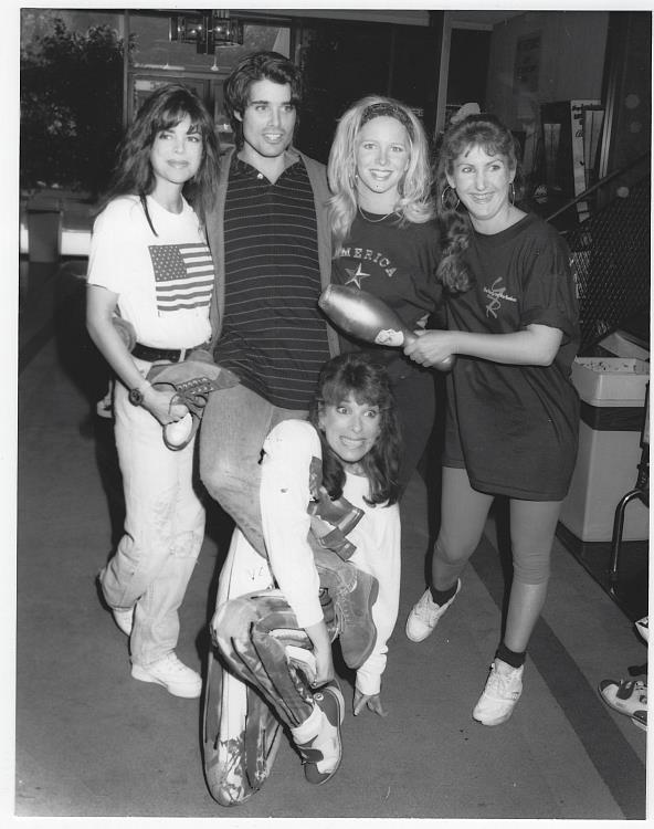 Photograph - Original Photograph Kate Linder, Peter Barton and His Date Lisa Rinni, Lauralee Bell and Laura Byran-Birn, Young and Restless