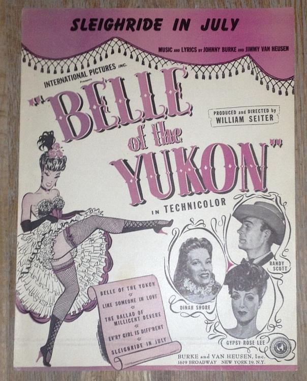 Sheet Music - Sleighride in July