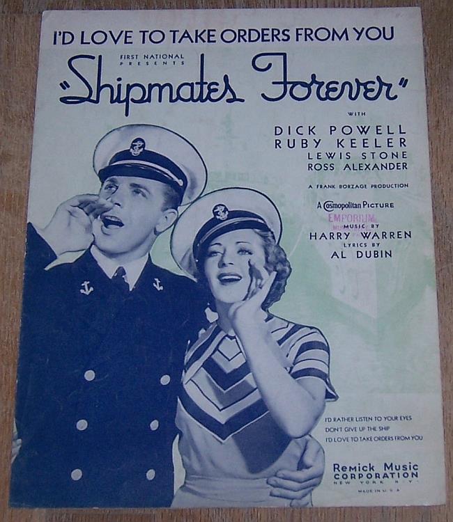 Sheet Music - I'd Love to Take Orders from You