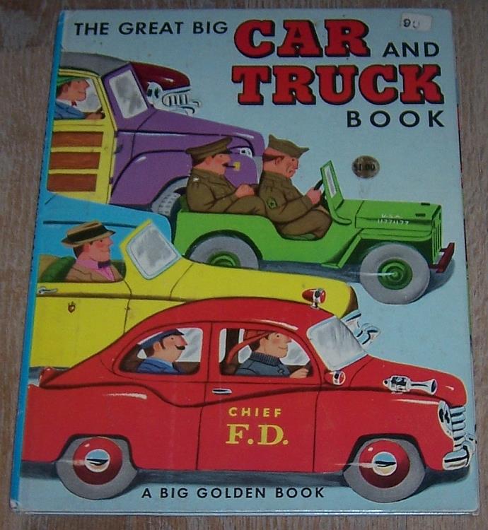 Scarry, Richard Illustrated by - Great Big Car and Truck Book