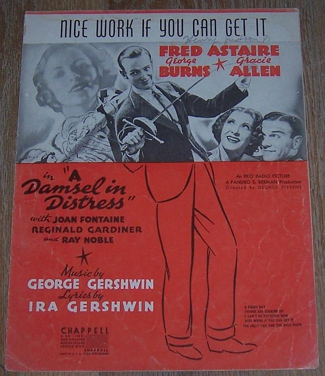 Sheet Music - Nice Work If You Can Get It