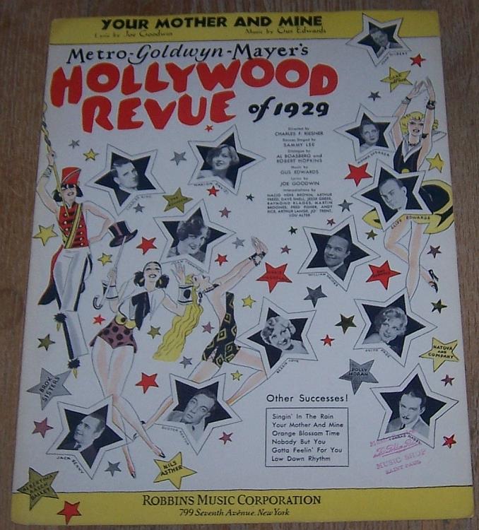 Sheet Music - Your Mother and Mine