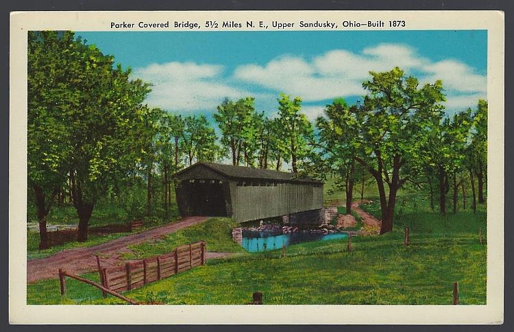 Image for PARKER COVERED BRIDGE, UPPER SANDUSKY, OHIO