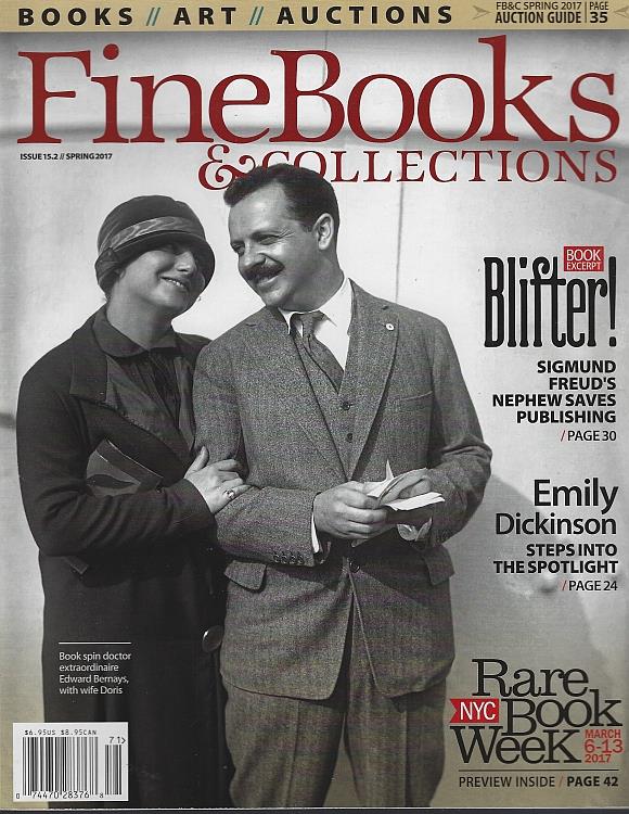 Image for FINE BOOKS AND COLLECTIONS MAGAZINE SPRING 2017