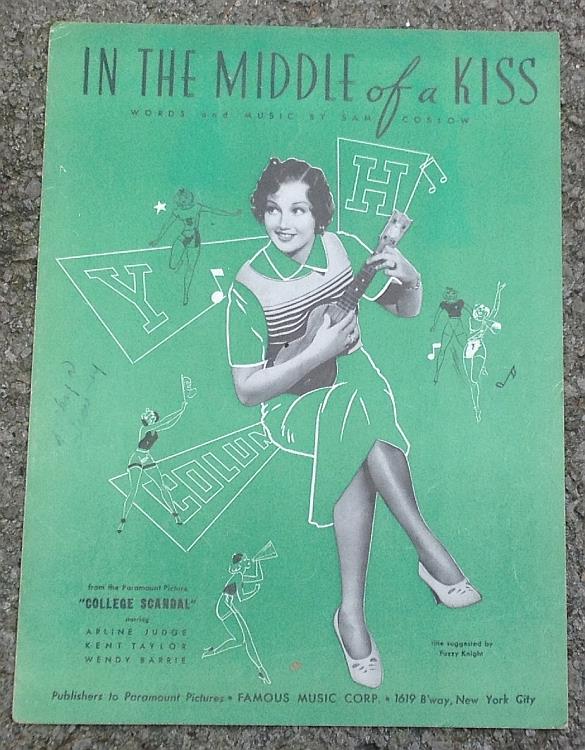 Sheet Music - In the Middle of a Kiss