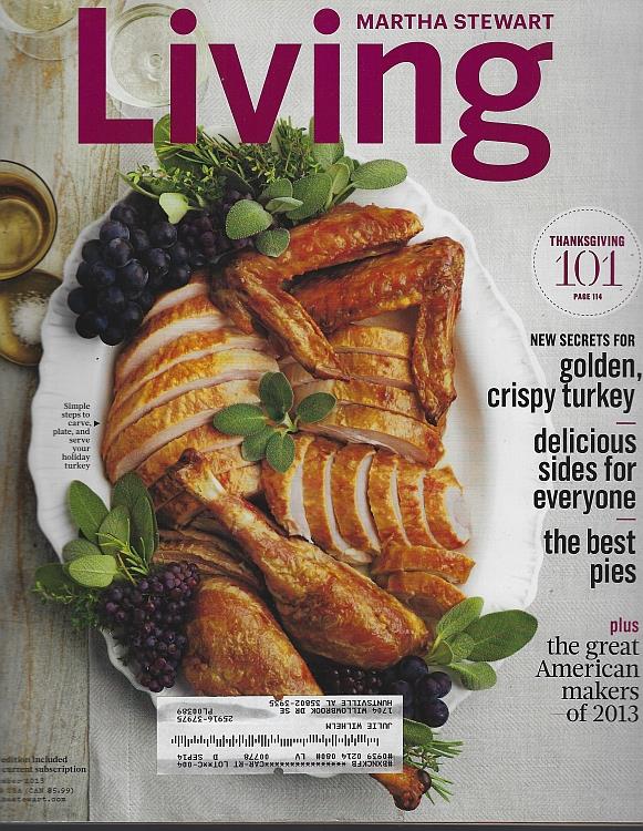 Stewart, Martha - Martha Stewart Living Magazine November 2013