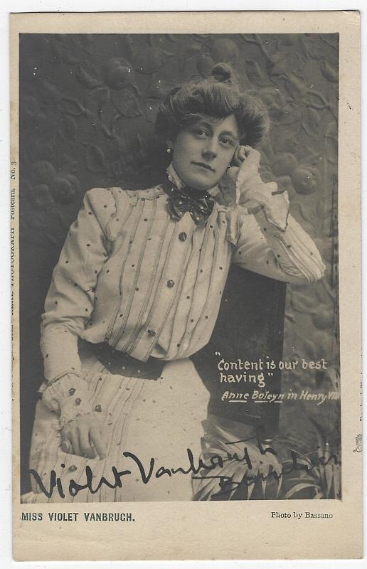 Postcard - Postcard of Actress Miss Violet Vanbrugh