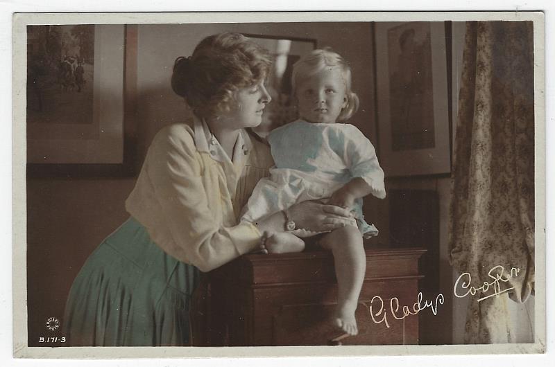 Postcard - Real Photo Postcard of Actress Gladys Cooper