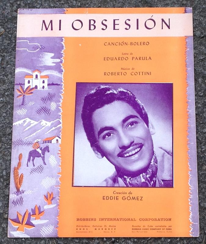 Sheet Music - Mi Obsesion Cancion Bolero