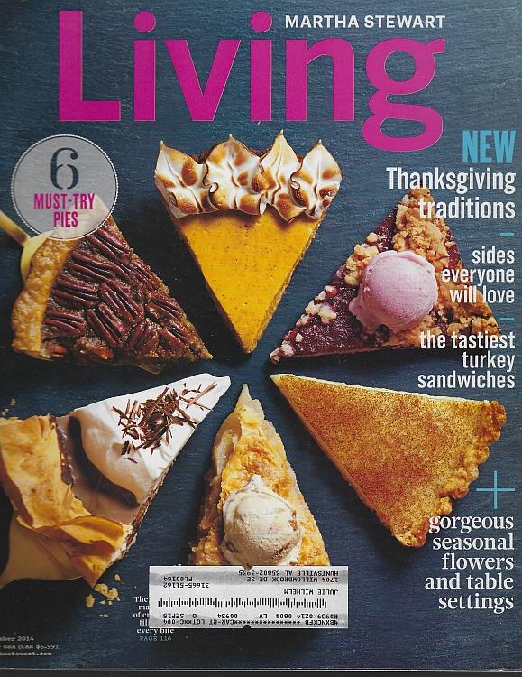 Stewart, Martha - Martha Stewart Living Magazine November 2014