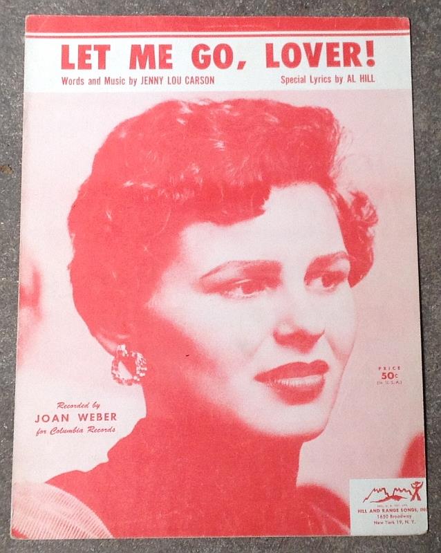 Sheet Music - Let Me Go, Lover