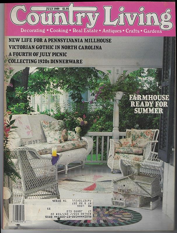 Country Living - Country Living Magazine July 1989