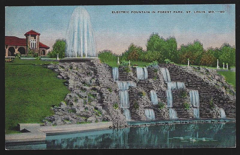 Image for ELECTRIC FOUNTAIN IN FOREST PARK, ST. LOUIS, MISSOURI