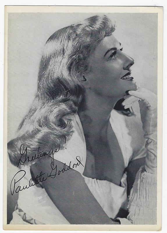 Photograph - Photograph of Paulette Goddard
