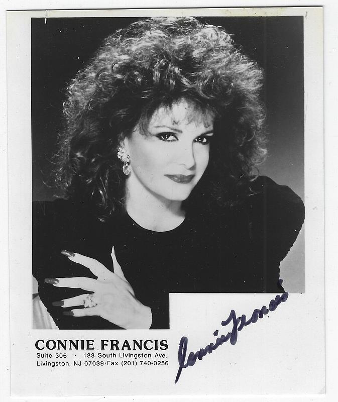 Photograph - Signed Photograph of Connie Francis
