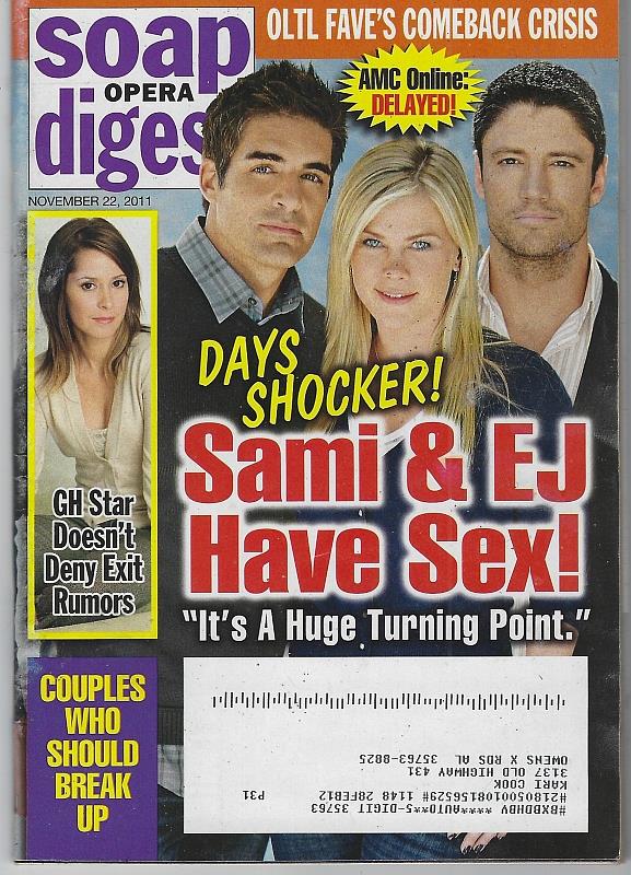 Soap Opera Digest - Soap Opera Digest November 22, 2011