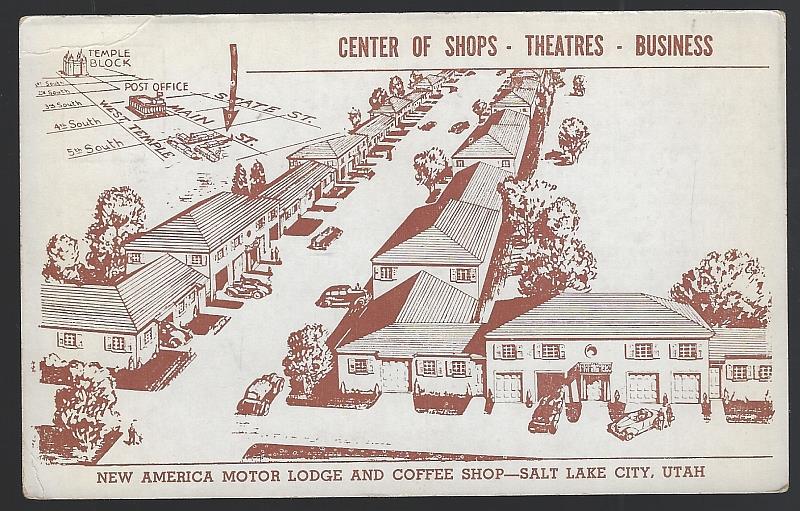 Image for NEW AMERICA MOTOR LODGE AND COFFEE SHOP, SALT LAKE CITY, UTAH