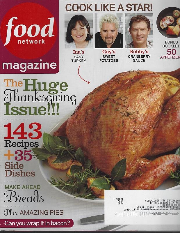 Food Network - Food Network Magazine November 2012