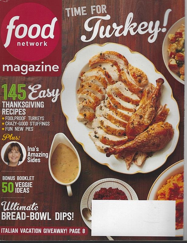 Food Network - Food Network Magazine November 2016