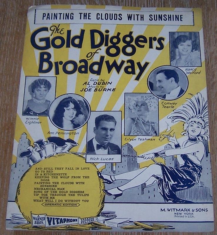 Sheet Music - Painting the Clouds with Sunshine