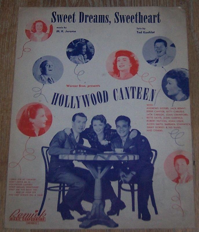 Sheet Music - Sweet Dreams, Sweetheart