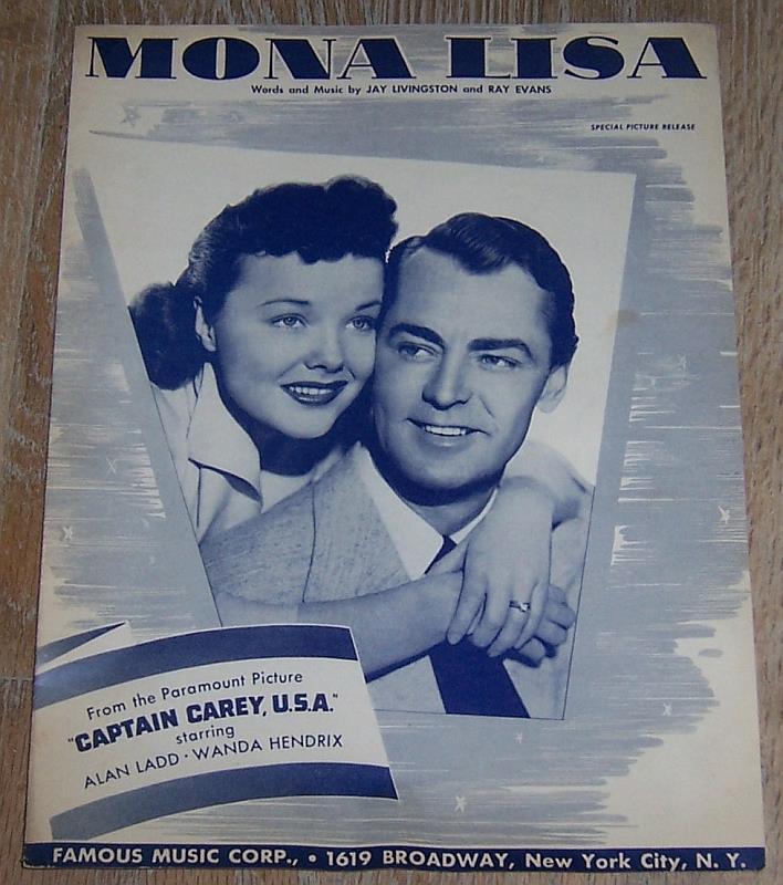 Sheet Music - Mona Lisa