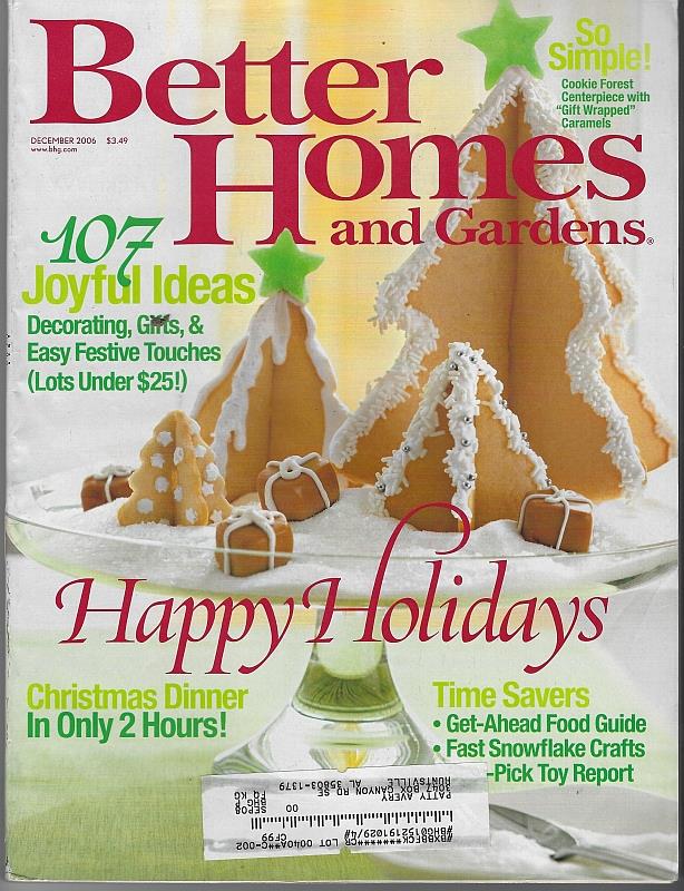 Better Homes and Gardens - Better Homes and Gardens Magazine December 2006