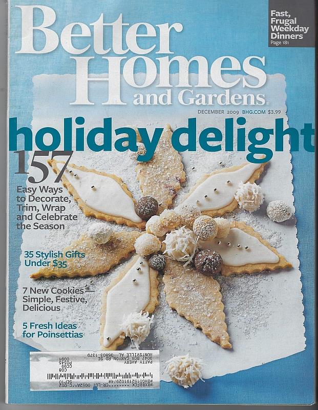 Better Homes and Gardens - Better Homes and Gardens Magazine December 2009