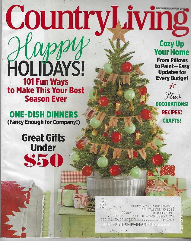 Country Living - Country Living Magazine December/January 2015