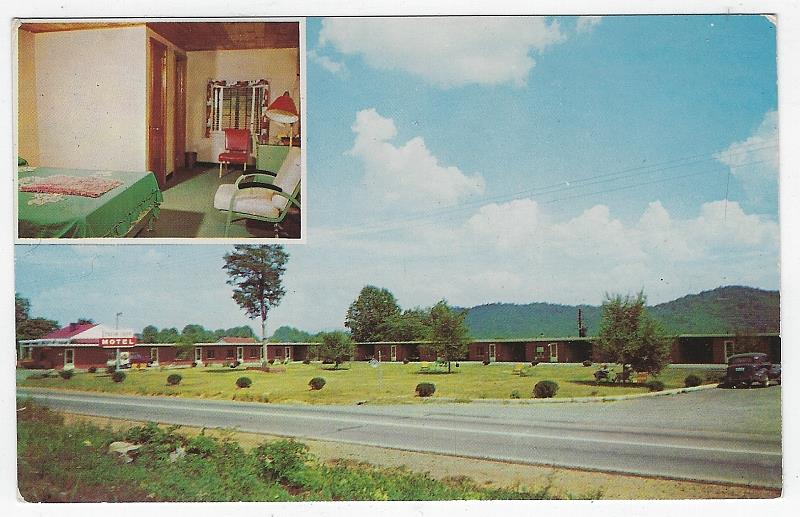 Postcard - Twin City Motel and Restaurant, Bristol, Tennessee