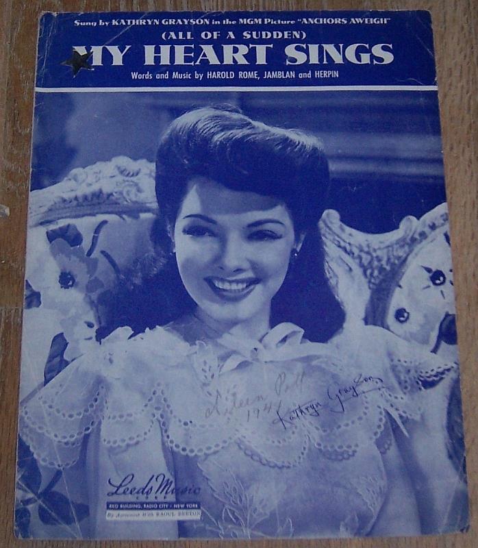 Sheet Music - My Heart Sings