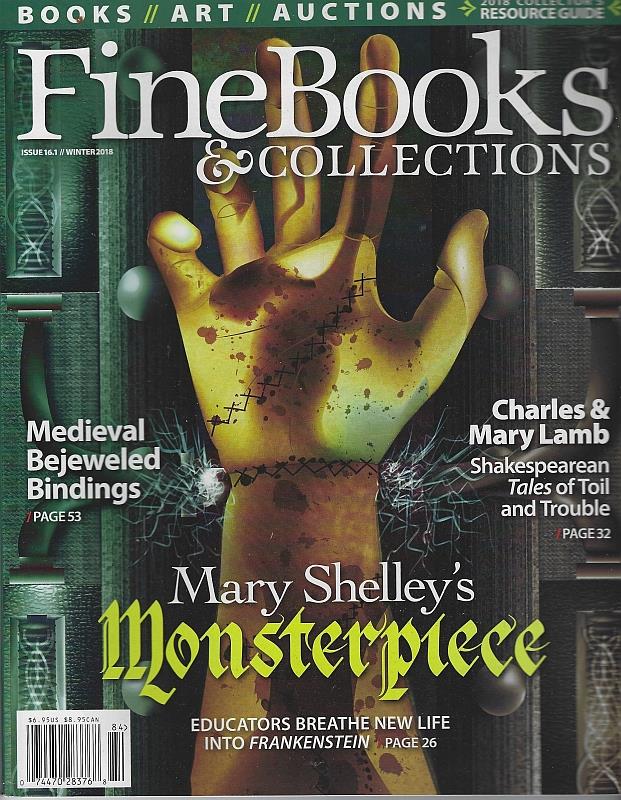 Image for FINE BOOKS AND COLLECTIONS MAGAZINE WINTER 2018