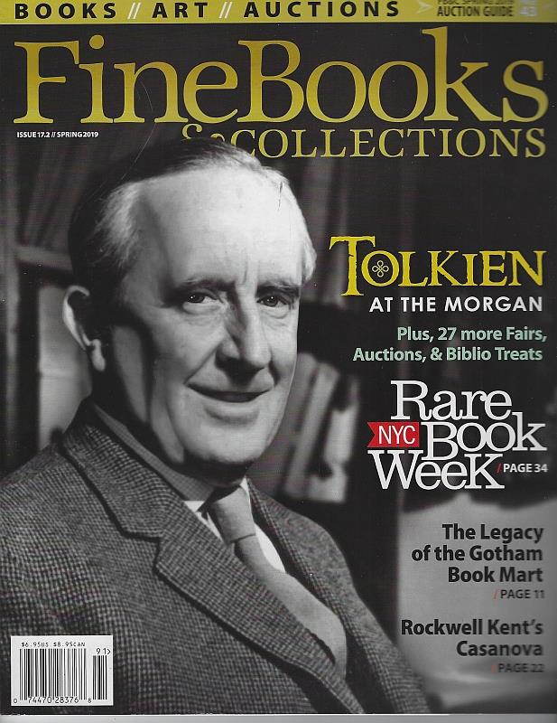 Image for FINE BOOKS AND COLLECTIONS MAGAZINE SPRING 2019