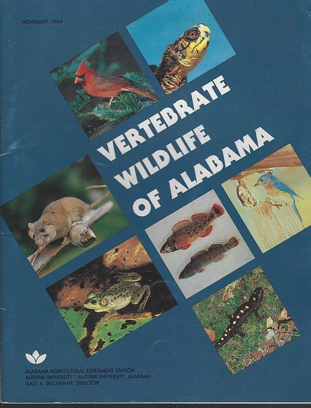 Image for VERTEBRATE WILDLIFE OF ALABAMA November 1984