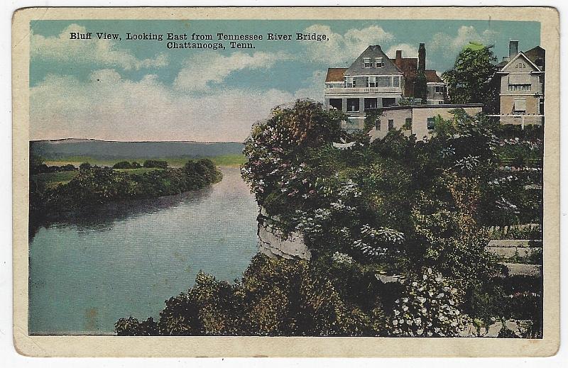 Postcard - Bluff View Chattanooga, Tennessee