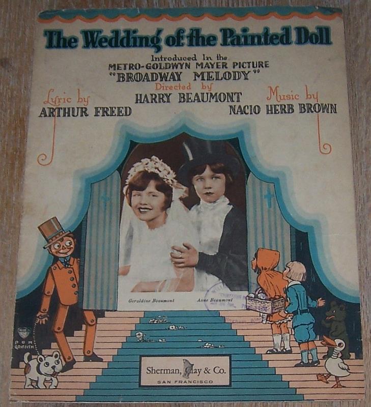 Sheet Music - Wedding of the Painted Doll