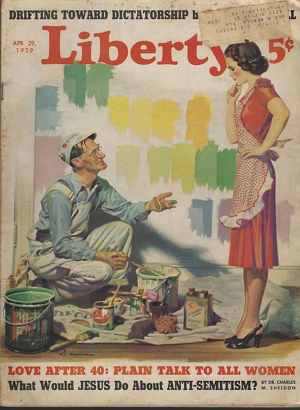 Image for LIBERTY MAGAZINE APRIL 29, 1939 For Liberals with Common Sense