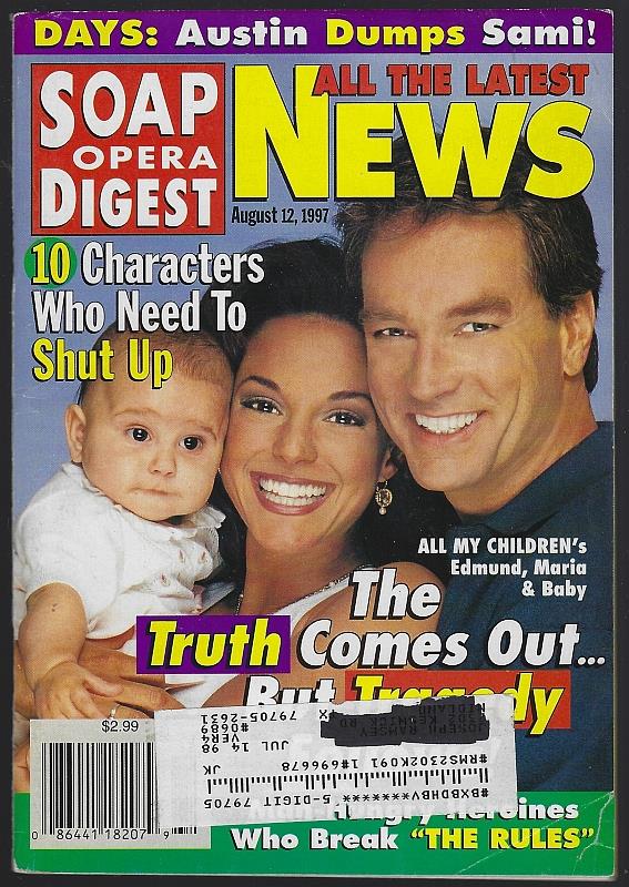 Image for SOAP OPERA DIGEST AUGUST 12, 1999