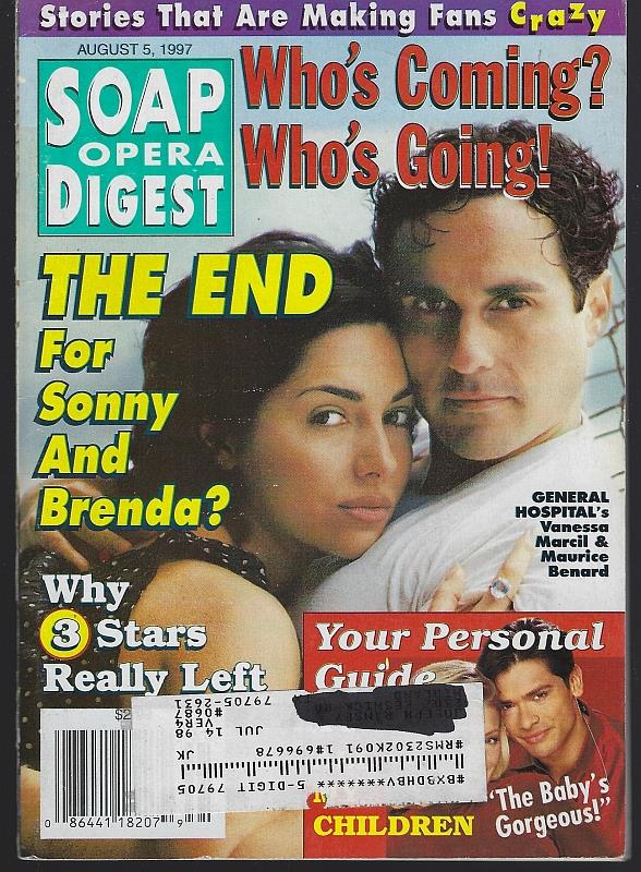 Image for SOAP OPERA DIGEST AUGUST 5, 1997