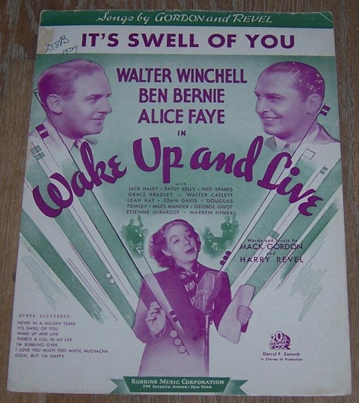 Sheet Music - It's Swell of You