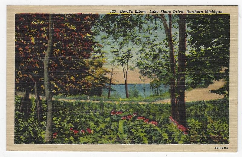 Image for DEVIL'S ELBOW, LAKE SHORE DRIVE, NORTHERN MICHIGAN