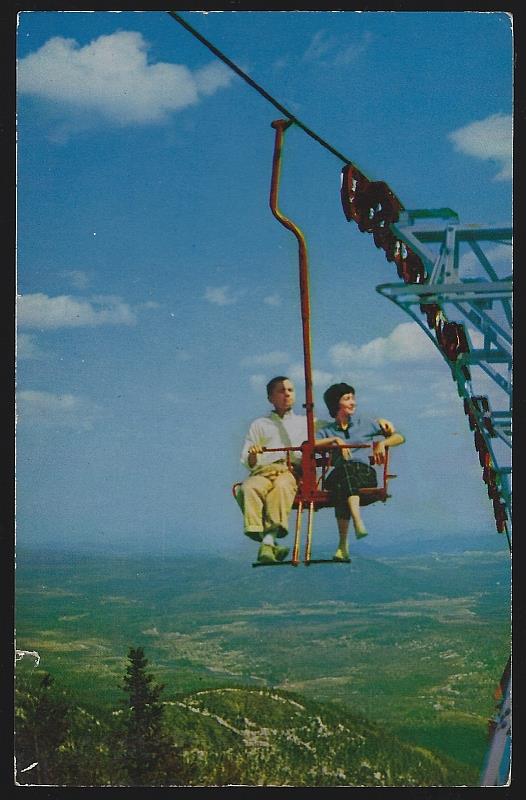 Postcard - Early Spring at Whiteface Mountain Ski Center, Wilmington, New York