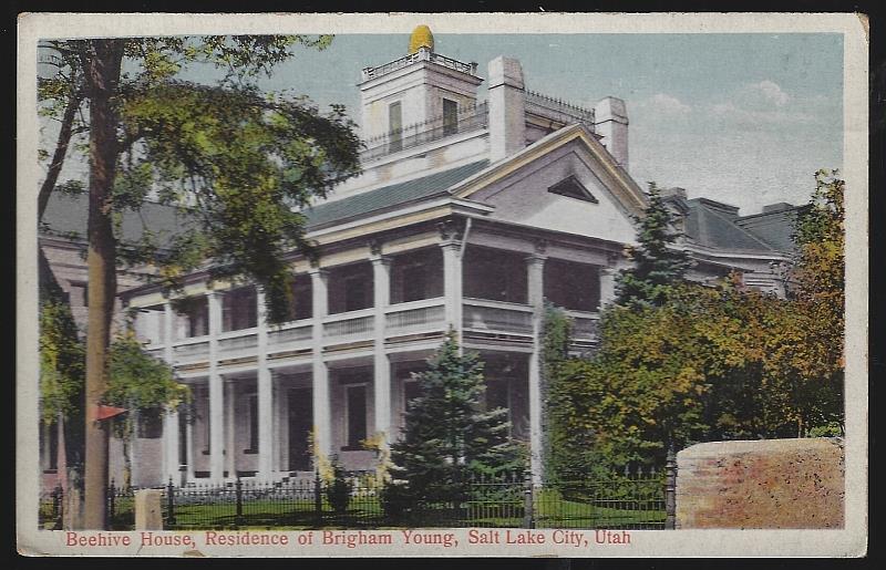 Image for BEE HIVE HOUSE, RESIDENCE OF BRIGHAM YOUNG, SALT LAKE CITY, UTAH