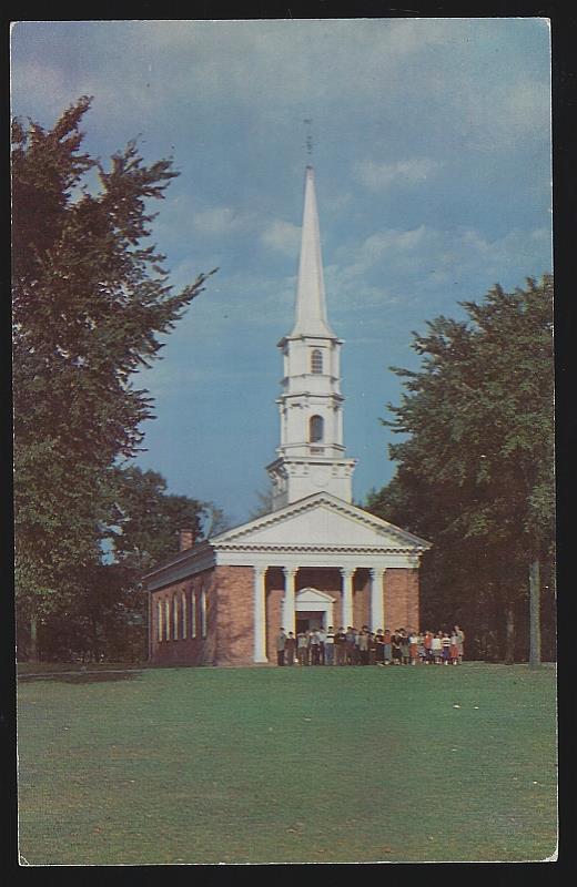 Postcard - Martha-Mary Chapel, Greenfield Village, Dearborn, Michigan