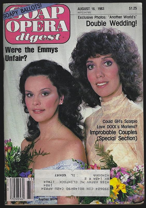 Image for SOAP OPERA DIGEST AUGUST 16, 1983