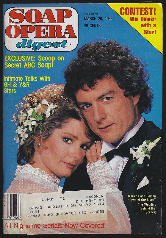 Image for SOAP OPERA DIGEST MARCH 29, 1983
