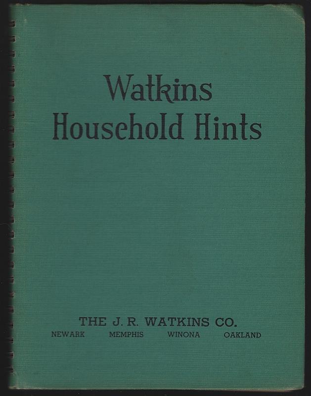 Image for WATKINS HOUSEHOLD HINTS